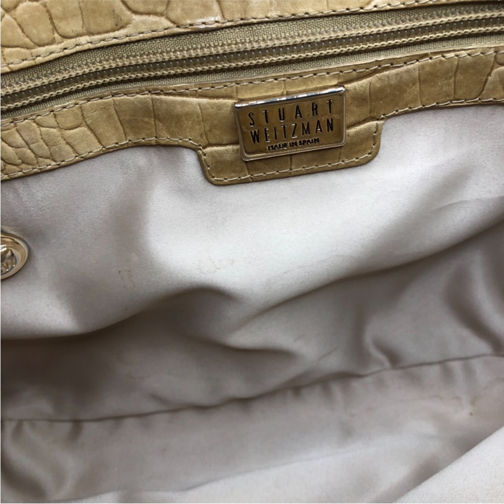 Stuart Weitzman Satchel Woven Raffia Bag - Picture 9 of 10